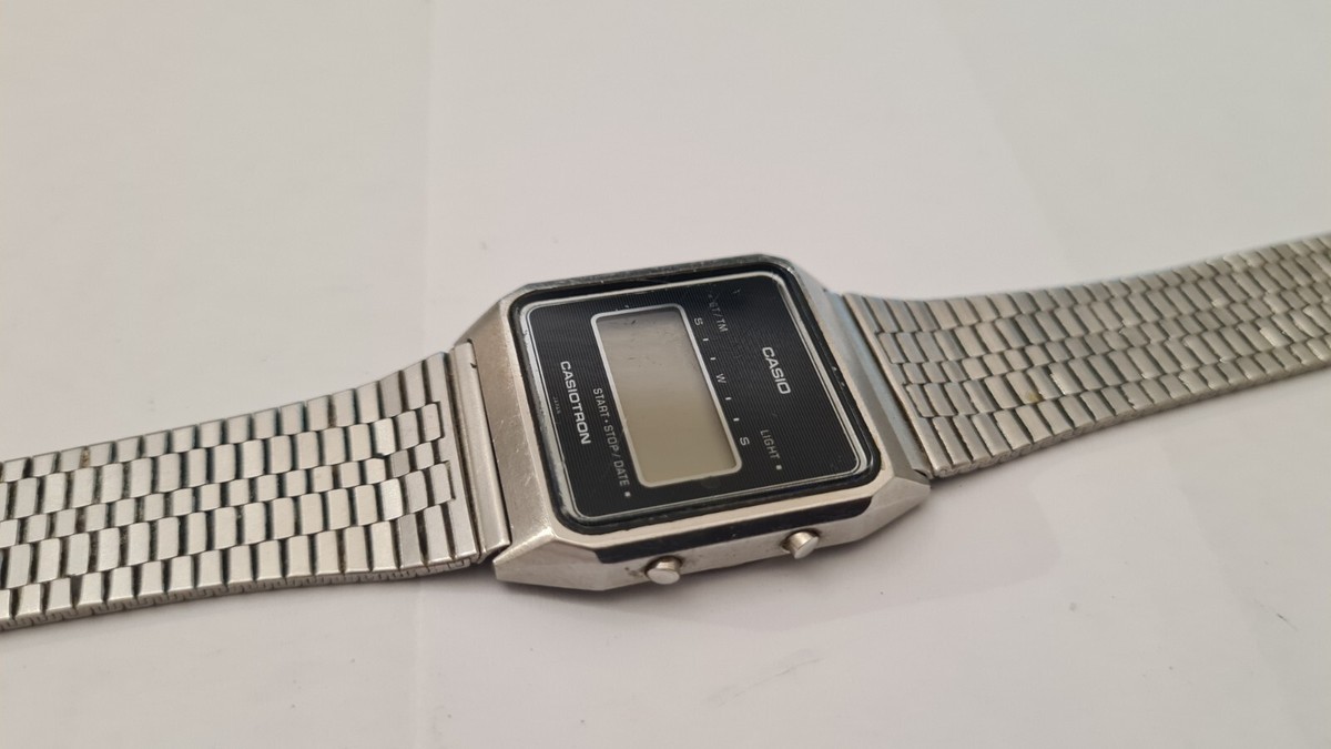 CASIO カシオ CASIOTRON ビンテージ ステンレス S-12 CASIO カシオ CASIOTRON ビンテージ ステンレス S-12