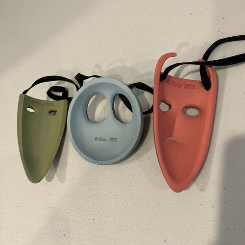 Disney Nightmare Before Christmas Wall Hanging Ceramic Masks Lock Shock Barrel - Picture 5 of 9