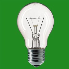 Image of 4x 40w GLS Incandescent Dimmable Standard Clear ES E27 Light Bulb Lamp