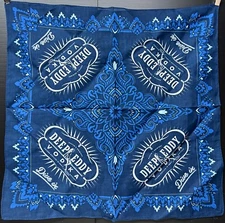 Deep Eddy Small Batch Vodka Blue Bandana - Dive In Austin Texas - Brand New!