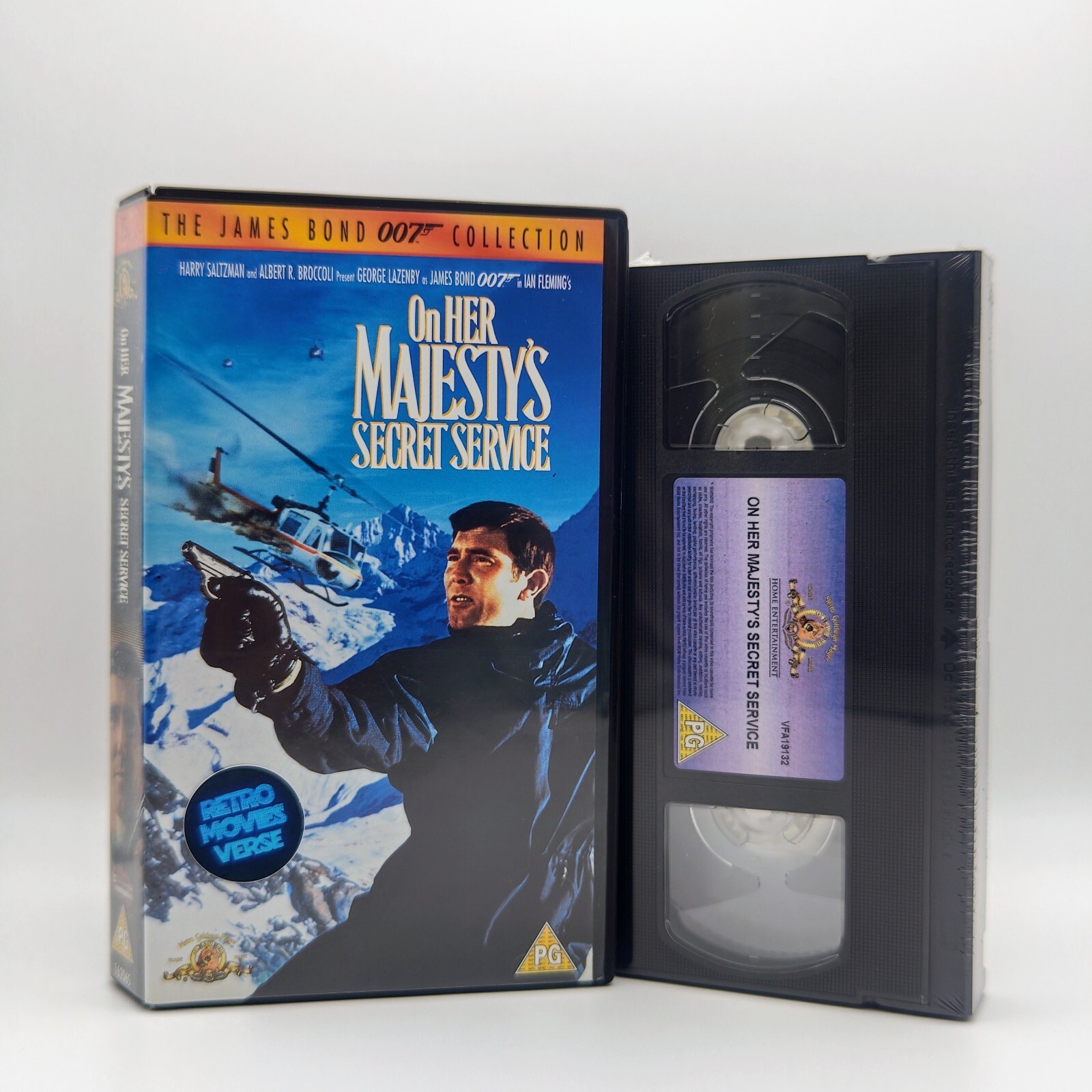 James Bond On Her Majesty's Secret Service VHS 007 New and Sealed Tape (1969)