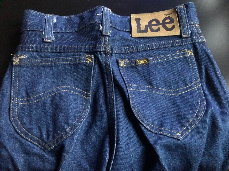Vintage 70s Lee Denim Jeans Talon 42 Zipper 26” X 34”.         C5 - Image 3 of 4