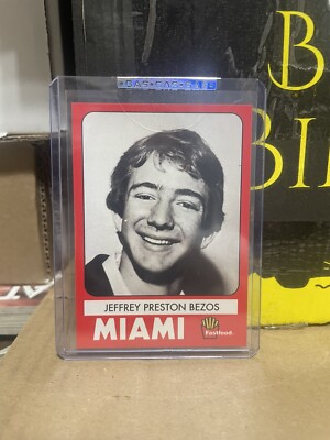Jeff Bezos Rookie Card G.A.S. #7 NTWRK GAS Employee of Month