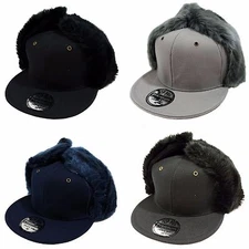 Dog Ear Fitted Fur Cap - Close Out
