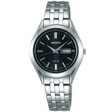 SEIKO SPIRIT STPX031 Silver Solar Sapphire Women's Watch New in Box