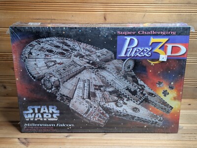 Puzz3D Star Wars Millenium Falcon Super Challenging 857 Pieces Milton Bradley