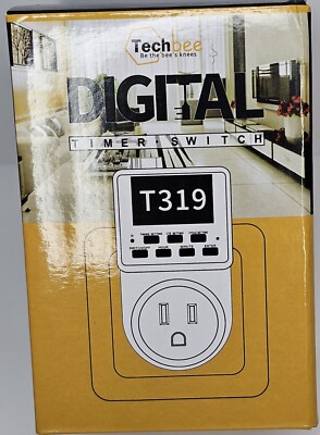Digital Timer Switch Techbee Model T319 125v
