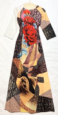 Ao Dai Viet Nam Lua Mem Ru Silk BT-177 Dai Ao 143cm Size M