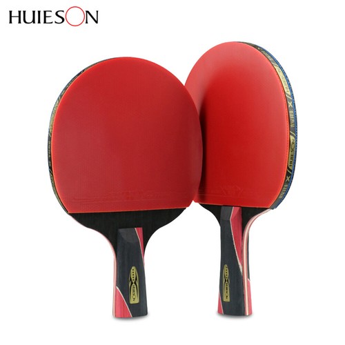 Huieson 5 Star Carbon Fiber Table Tennis Racket Double Pimples Ping Pong Paddle - Picture 2 of 11