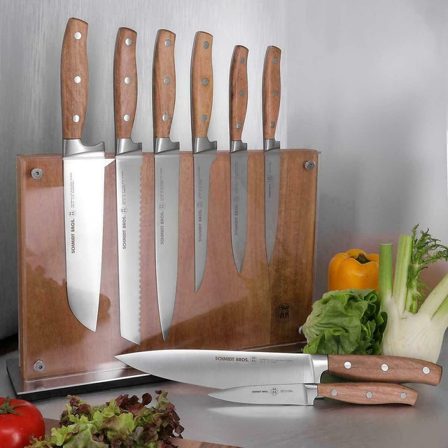 Schmidt Brothers Forge Series 10-piece Knife Block Set Model Sbcfg10pd1 for sale online | eBay