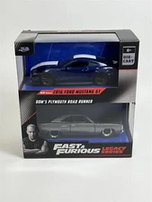 Fast and Furious Twin Set Ford Mustang and Plymouth Road Runner 1:32 Jada 34255