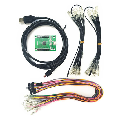 Arcade Encoder to USB Controller 187  Wiring 2 Players DIY Kit For Mame PC PS3 E