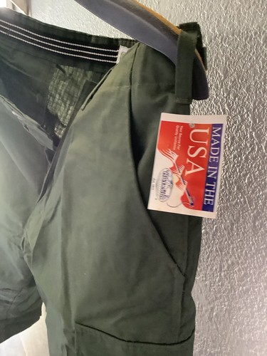 Horace Small Mens 34 Large Pants Green Uniform Work Cotton Poly NWT - Picture 5 of 9