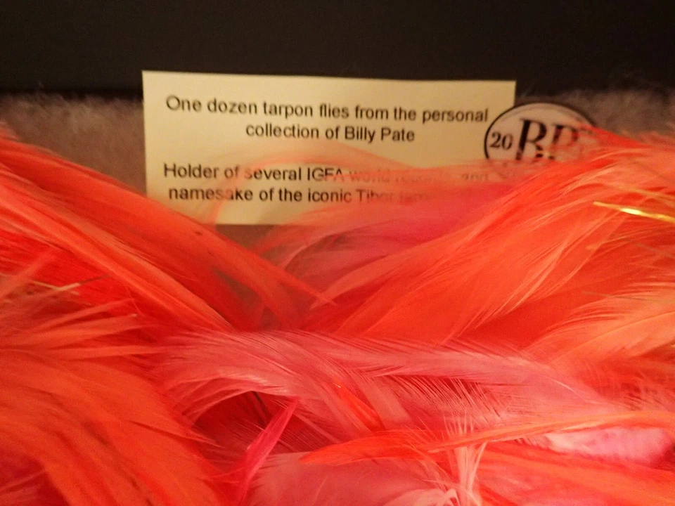 Pesca a mosca Tibor BILLY PATE Estate certificado de autenticidad usado x12 moscas de agua salada en alta mar + estuche Foto 4 de 4