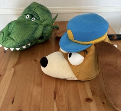 帽子 Slinky cap 2sets Tokyo Disney Resort Toy Story Slinky Dog Rex Plush Fan Cap