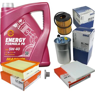 MAHLE Inspektionspaket 5 L MANNOL Energy Formula PD 5W-40 für Opel Corsa E