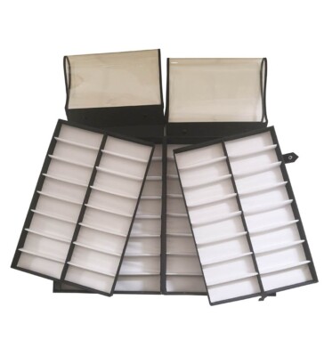 64Pairs Portable Sunglasses Glasses Display Case Box,Optical Glasses Collector