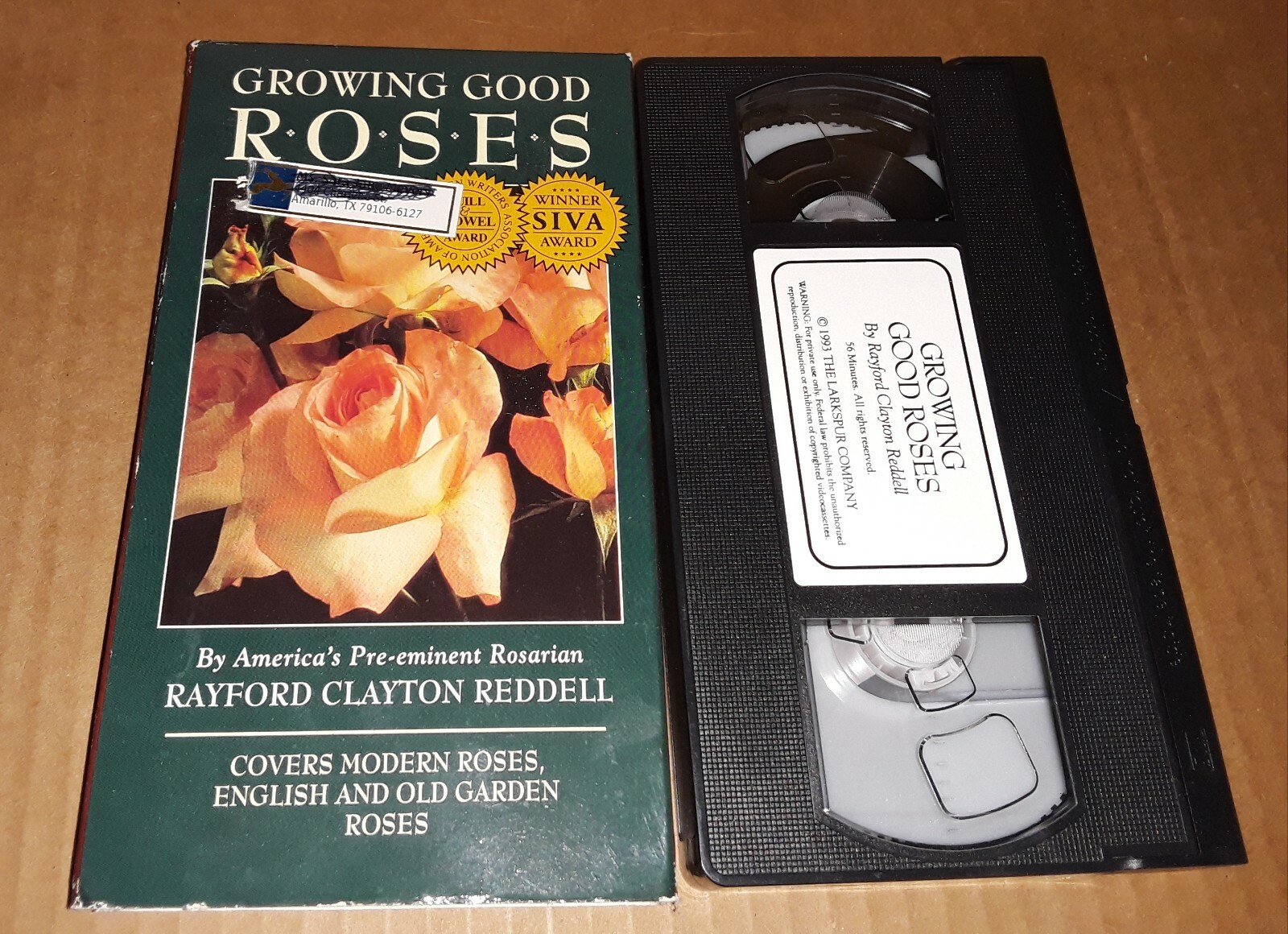 Growing Good Roses Rayford Clayton Reddel Vhs Tape Ebay