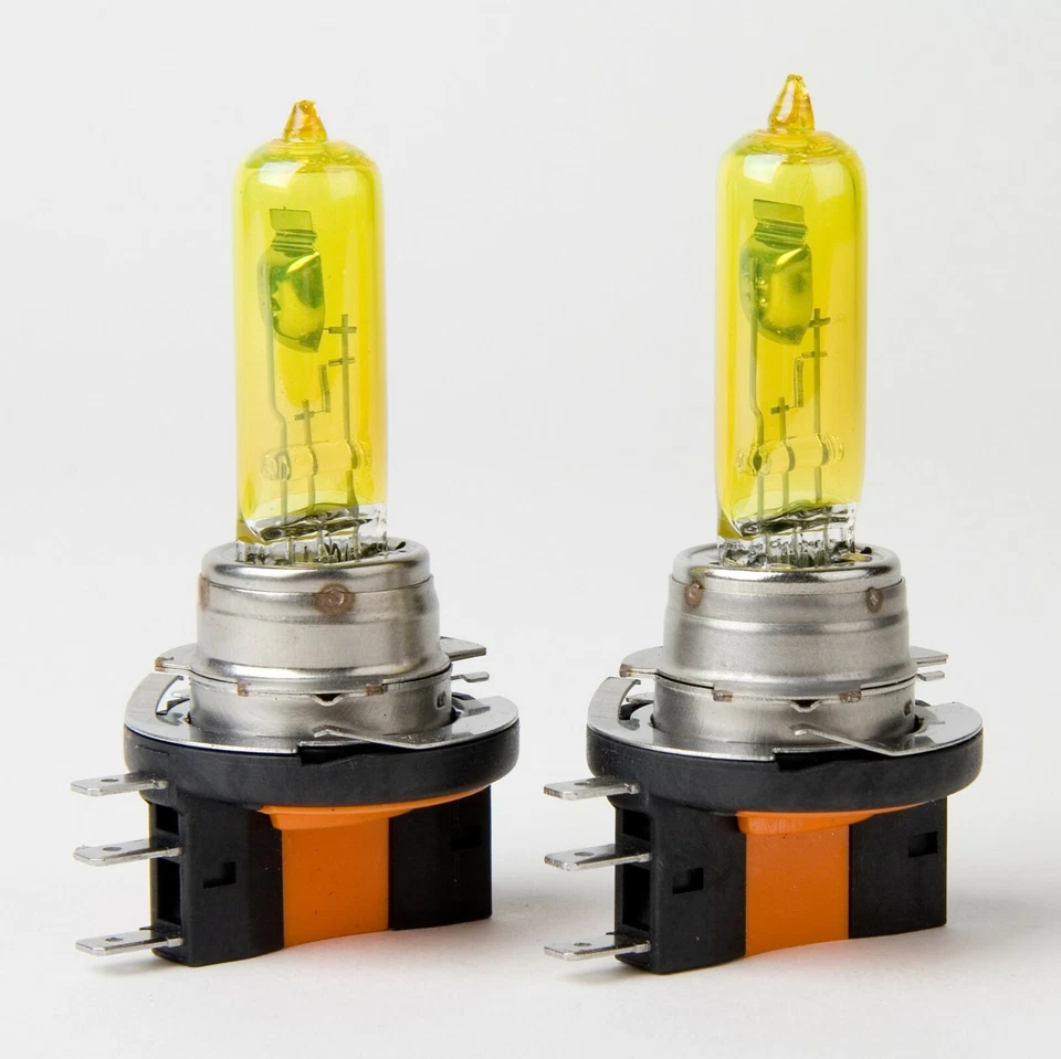 Nokya 2500K Yellow H15 Nok7685 15/55W Two Bulbs Head Light DRL Daytime High Beam - Image 4 of 4
