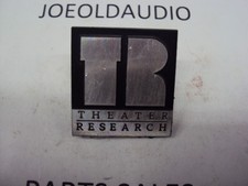 Theater Research Tr-6030 Front Panel Logo. Parting Out Tr-6030