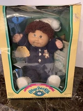 1985 Cabbage Patch Doll Bryan Archie Brown Curls and Eyes Birth Certificate NEW