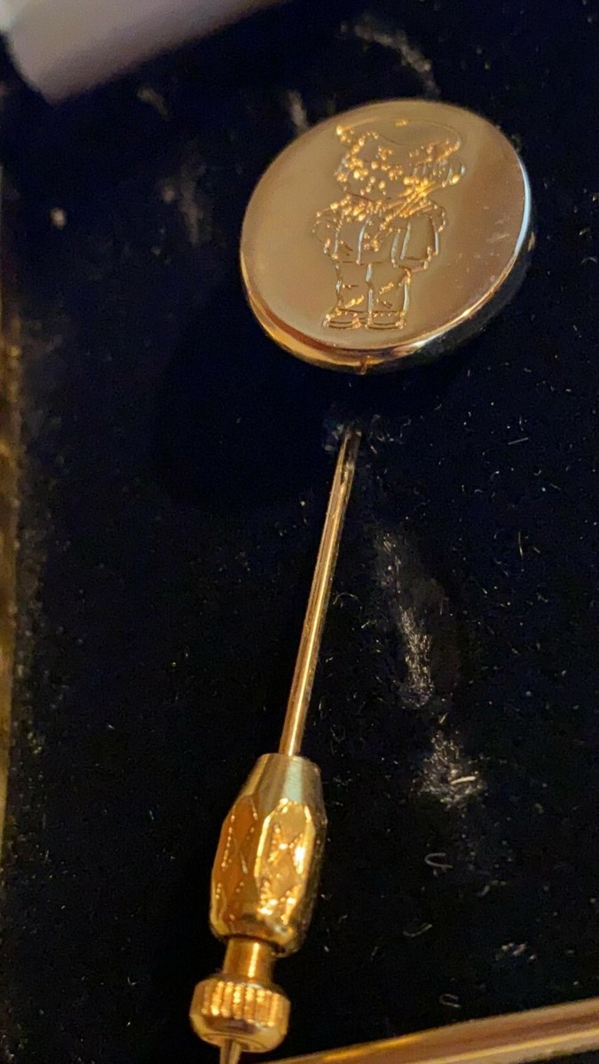 RARE Vintage Campbell kid collection 1/10th 12k GF PIN employee