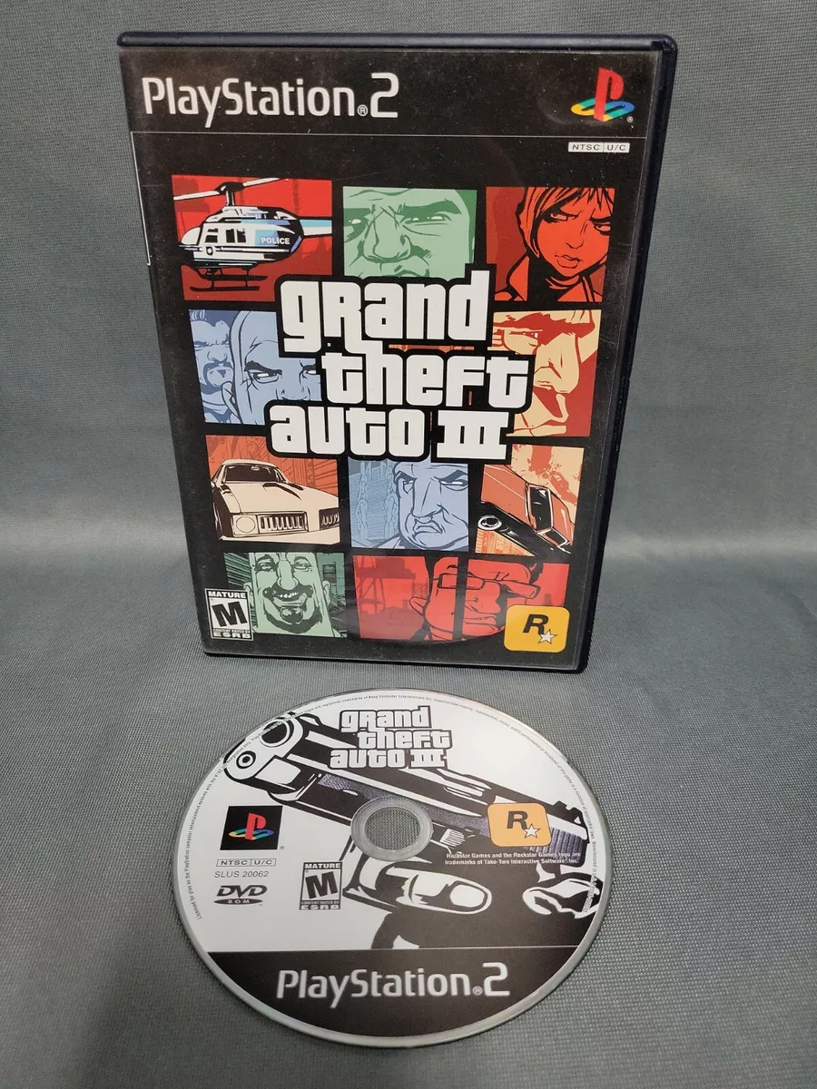 Playstation 2 GTA Grand Theft Auto 3 ((( Jogo Original ))) - Escorrega o  Preço