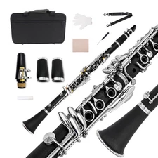Advance Clarinet Ebonite wood nickel Plated Key Bb Key Sweet Tone With Case