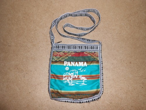 Umhängetasche Panama Handtasche Flamingo und Palmen - Bild 4 von 14