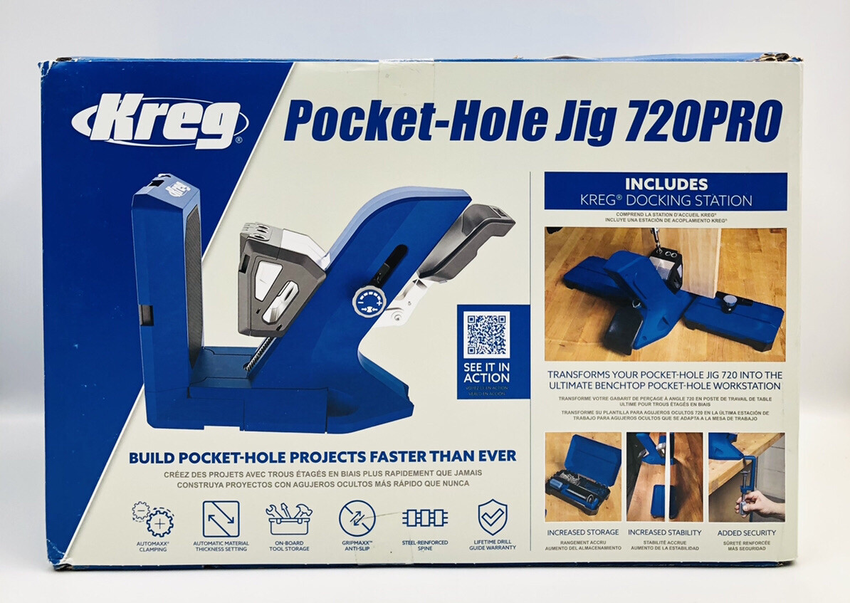 NEW Kreg PocketHole Jig 720PRO Includes Docking Station eBay