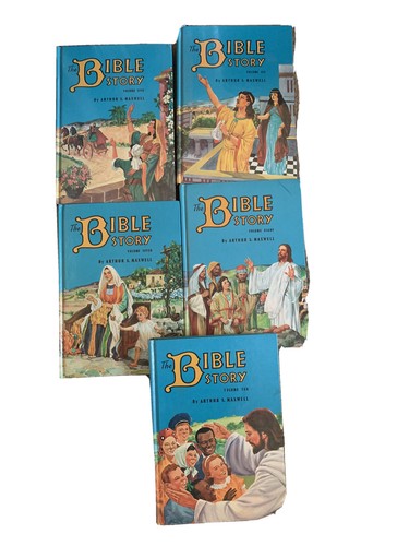 The Bible Story by Arthur S Maxwell Volumes 5, 6,7,8 & 10 Hardcovers 5 Books - 第 1/7 張圖片