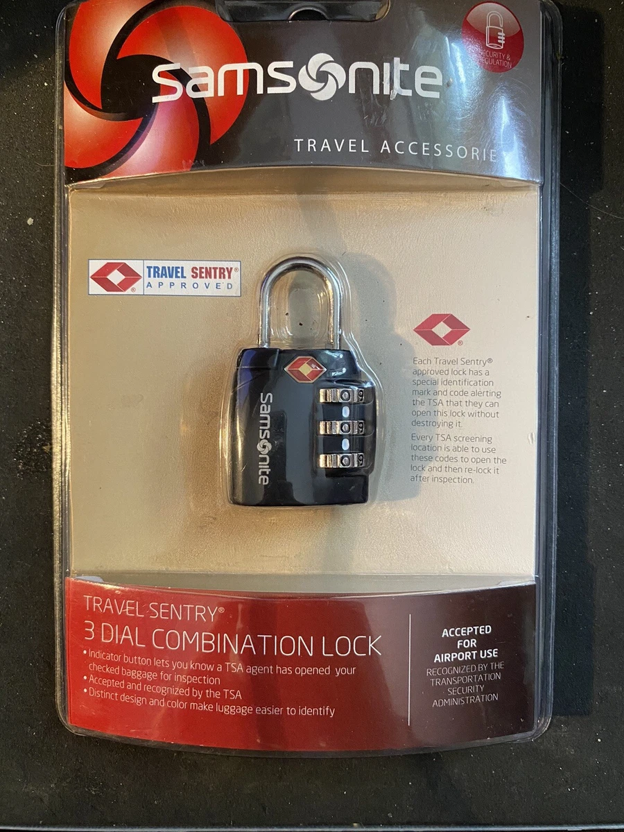 How To Set Samsonite Travel Sentry 3 Dial Combo Lock Shop