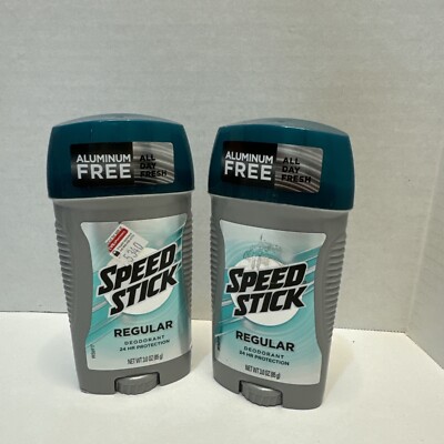 Speed Stick Men's Deodorant, Regular - 3oz Lot Of 2