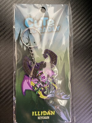 World of Warcraft WoW Cute But Deadly Illidan Keychain Blizzard