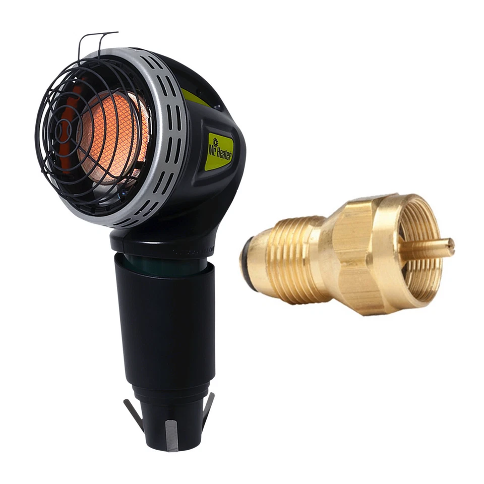 Mr. Heater 4000 BTU MH4GC Golf Cart Heater and Mr. Heater Refill Adapter
