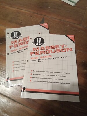 MF-37 I&T Shop Manual for Massey Ferguson Models 255 265 270 275 and ...