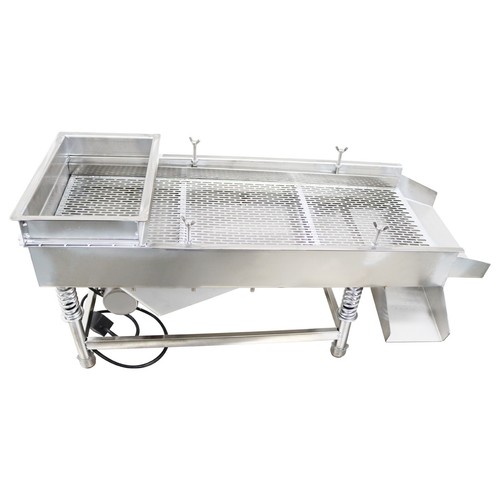 110V 5*25mm Long Strip Hole Sieving Machine Industry Linear Vibrating Screen 80W - Picture 8 of 17