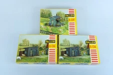 HO Scale Vintage Faller Kits (2) B-136 (1) B-139 Shanties
