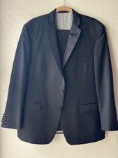 Calvin Klein Men  s 2-Piece Black Tuxedo Set Jacket 46R  Pants 40R 