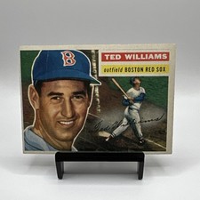 Topps 1956 Ted Williams #5 White Back Boston Red Sox Baseball Card