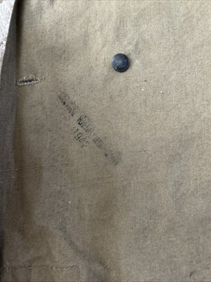 #ad U.S. Army M1942 Shelter Half Pup Tent Original WWII WW2 1942 Dated $80.00