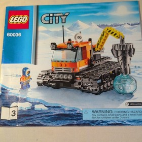 LEGO City Arctic Base Camp 60036 / 60033 with Minifigures Not fully complete