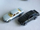 1982 Hotwheels Ford Escort & 1981 380 SEL gold hubs - vintage diecast model cars
