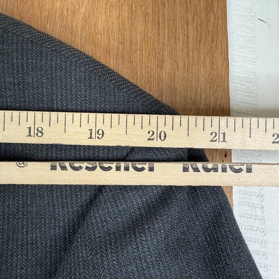 De Colección Traje Perry Ellis Para Hombres 44R Taupe 2 Botones Lana Lona Pantalones 38x29 Plisado Foto 4 de 4