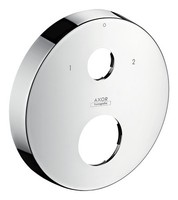 Axor VerläNgerungsrosette Rund 2-Loch 0-1-2 - Brushed Nickel - 14962820