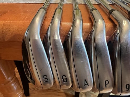 LH CALLAWAY MAVRIK IRON SET 6-PW, GW, AW, SW- Reg Flex Steel Shafts- LEFT HANDED - Picture 11 of 18