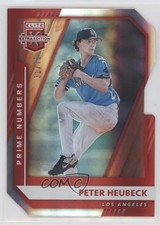 2021 Panini Elite Extra Edition Prime Numbers A Die-Cut 31/70 Peter Heubeck 0c2
