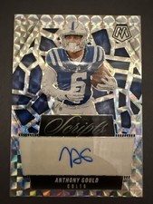 Panini 2025 Mosaic Scripts Anthony Gould SCR-AGD Autograph Colts Football