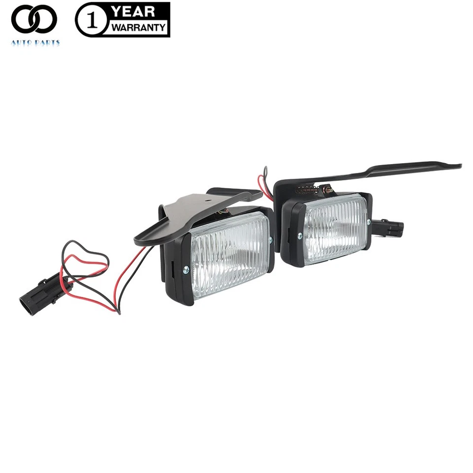 Front Fog Light Lamps Right&Left Side For 1988-2000 Chevy GMC C/K 1500 2500 3500 - Image 4 of 4