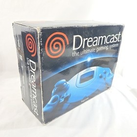 SEGA Dreamcast White Console With Box VMUS Controllers + 4 Games Tested HKT-3020